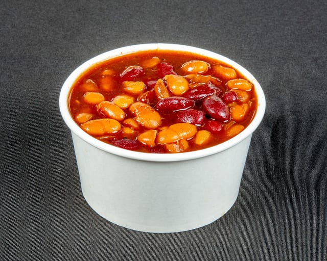 Individual Baked Beans.