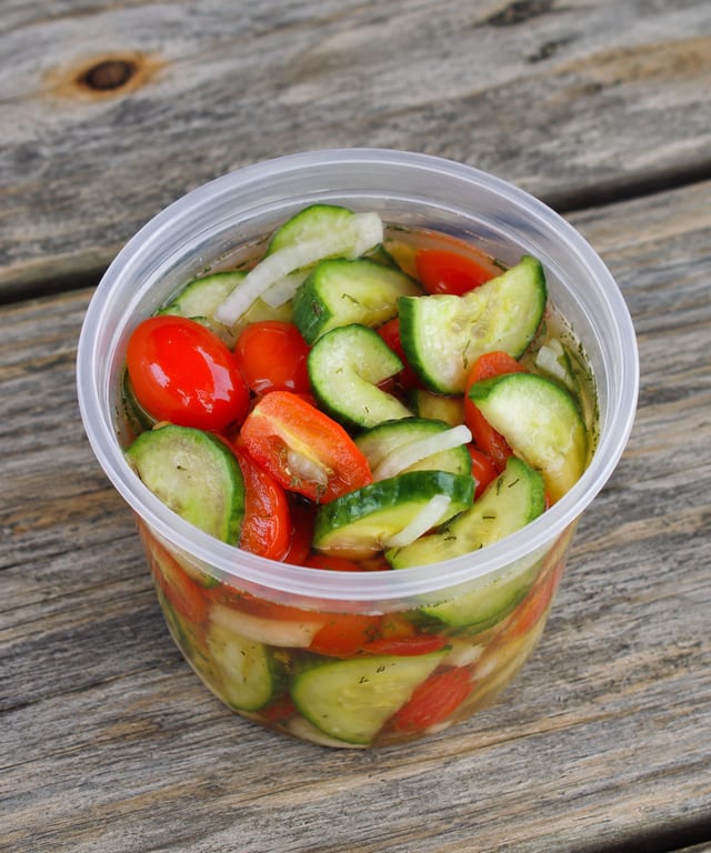 Pint Cucumber & Tomato Salad.