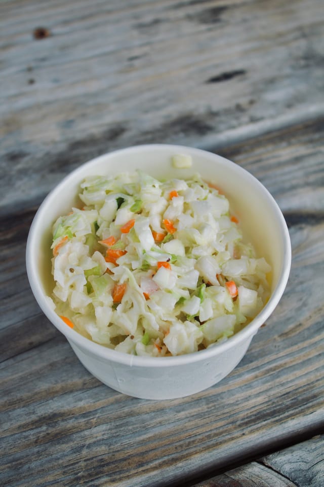 Individual Cole Slaw.
